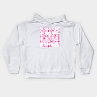 Pink abstract texture pattern Kids Hoodie